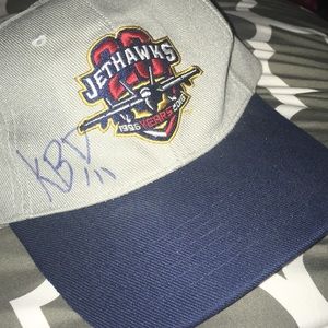 Jet hawks minor league baseball team signed hat